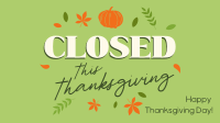 Closed for Thanksgiving Facebook event cover Image Preview