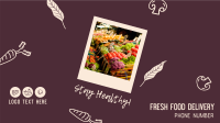 Fresh Food Delivery Facebook Event Cover Design