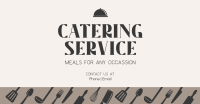 Food Catering Business Facebook Ad Design