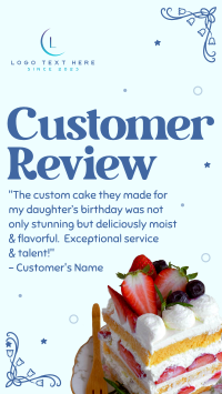 Birthday Cake Review YouTube short Image Preview
