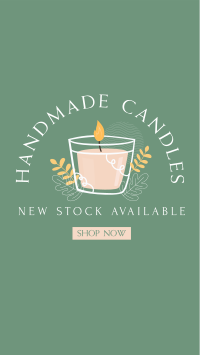 Available Home Candle  Instagram Story Design