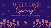 Welcome Spring Greeting Video Design
