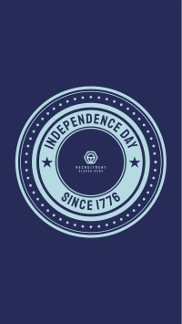 4th of July Badge Facebook Story Design