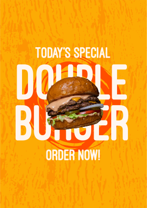 Double Burger Poster Image Preview