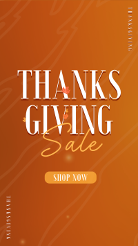 Thanksgiving Autumn Shop Sale TikTok video Image Preview