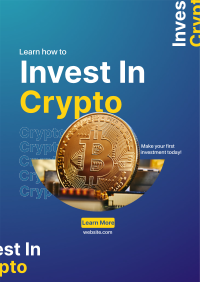 Crypto Investment Flyer Design