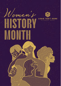 Women's History Month March Flyer Design