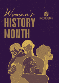 Women's History Month March Flyer Image Preview