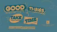 Retro Quirky Motivational Quote Video Image Preview