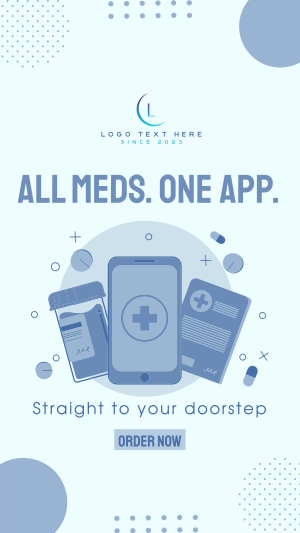 Meds Straight To Your Doorstep Instagram story Image Preview