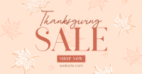 Elegant Thanksgiving Sale Facebook ad Image Preview