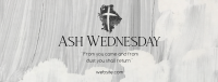 Ash Wednesday Celebration Facebook Cover Design
