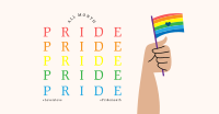 Pride Flag Facebook ad Image Preview