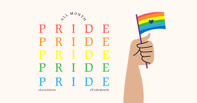 Pride Flag Facebook ad Image Preview