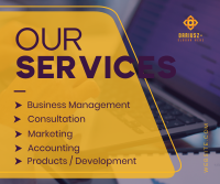 Corporate Our Services Facebook Post Design