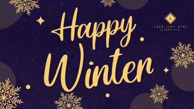 Simple Winterly Greeting Facebook event cover Image Preview