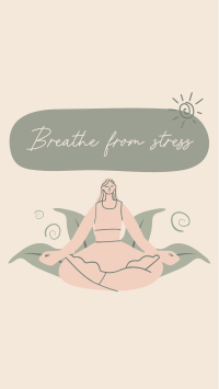 Breathe From Stress TikTok video Image Preview
