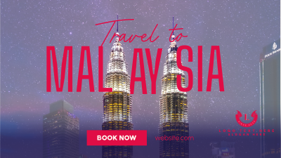 Travel to Malaysia Facebook event cover Image Preview