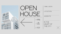 Modern Minimalist Condominium Facebook Event Cover Design