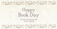 Book Day Message Facebook Ad Design