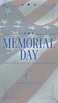 Elegant Memorial Day Instagram reel Image Preview