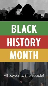 Power Black History Month Instagram Reel Design