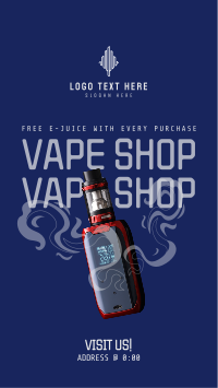 Vape Night Promo TikTok video Image Preview