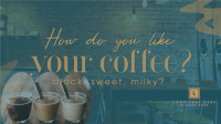 Coffee Flavors Facebook Event Cover Design