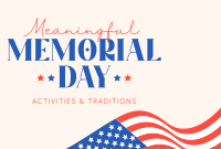 In Honor of Memorial Day Pinterest Cover Design