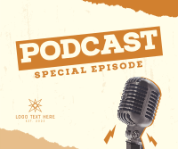 Special Podcast Episode Facebook Post Design