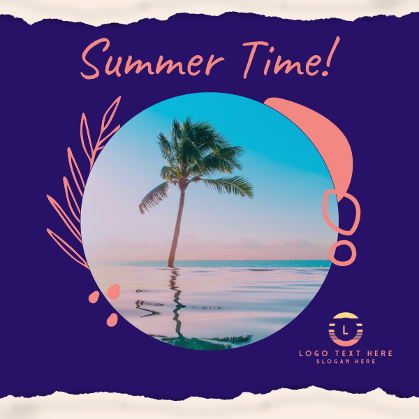 Summer Time! Instagram Post Design Image Preview