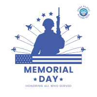 Honoring Veterans Instagram Post Design