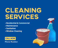 Home Cleaners Facebook Post Design