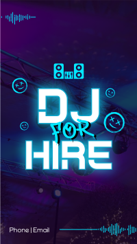 Hiring Party DJ Instagram story Image Preview