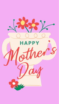 Mother's Day Trophy Greeting YouTube short Image Preview