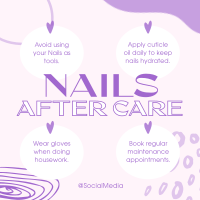 Nails Aftercare Tips Instagram Post Preview
