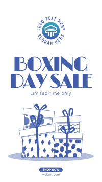 Boxing Day Clearance Sale Instagram Story Design