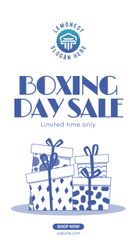 Boxing Day Clearance Sale Instagram story Image Preview