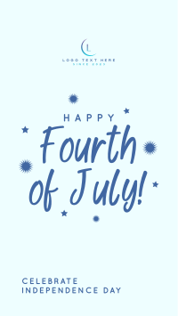 Sparkling Fourth of July Instagram Story Design