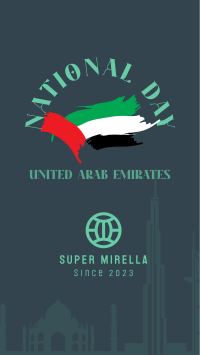 UAE City Facebook Story Design