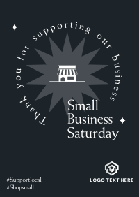 Support Small Shops Poster Design