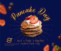 Pancakes & Berries Facebook Post Design