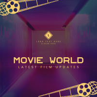 Movie World Instagram Post Design
