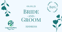 Bride & Groom Wedding Facebook Ad Design Image Preview
