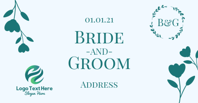 Bride & Groom Wedding Facebook ad