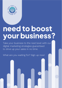 Business Booster Course Poster Design