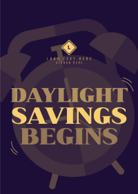 Playful Daylight Savings Poster Image Preview