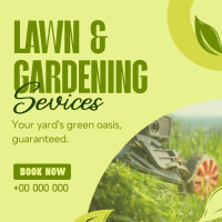 Professional Lawn Care Services Linkedin Post Design