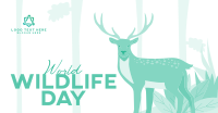Deer in the Forest Facebook Ad Design