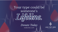 Donate Blood Campaign Facebook Event Cover Design